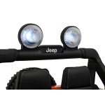 Elektrické autíčko Jeep Wrangler Rubicon Lift 4x4, 24V - oranžové